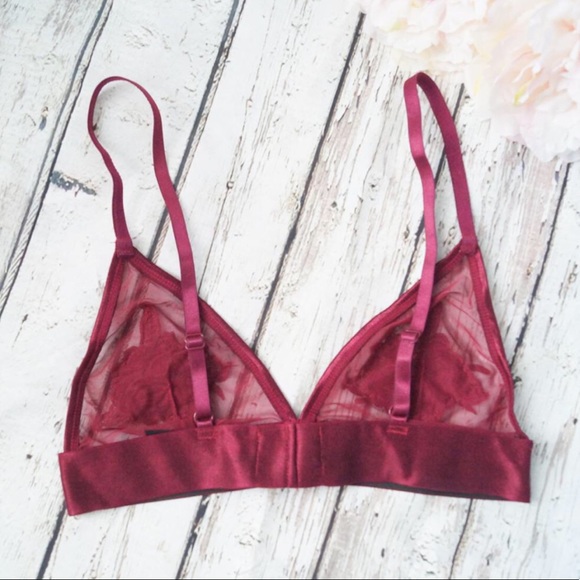 Sexy floral sheer bralette brand new lingerie - Picture 3 of 8